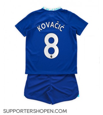 Chelsea Mateo Kovacic #8 Hemmatröja Barn 2022-23 Kortärmad (+ korta byxor)